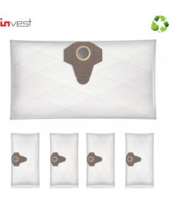 Invest Эко Синтетические мешки для пылесоса De Longhi Pental Compra Domoscout / Knaufland (5шт.)