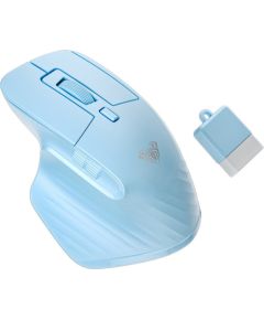 Aula SC150 Super Mini 2in1 2.4G Vadu bezvadu / Bluetooth + USB Vadu pele ar akumulatoru Zila