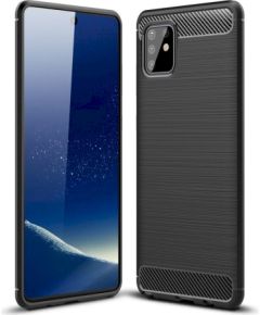 Fusion Trust Back Case Silikona Aizsargapvalks Priekš Samsung N980 Galaxy Note 20 Melns