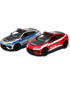 KINSMART Miniatūrais modelis Lamborghini Urus Performante (Police/Firefighter), scale 1:38