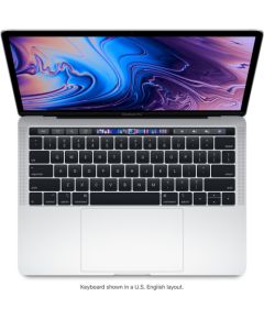 Apple MacBook Pro 2019 Retina 13" 4xUSB-C - Core i5 2.4GHz / 8GB / 512GB SSD - Silver (Atjaunināts, stāvoklis Ļoti labi)