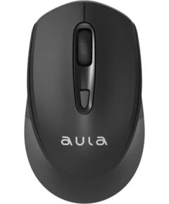 Aula AM205 2.4G Bezvadu Komplakta Datora Pele 4 pogas 800-1600dpi Melna