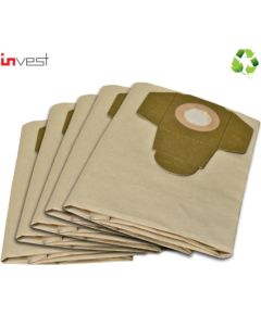 Invest Эко Бумажные мешки для пылесоса De Longhi Pental Compra Domoscout / Knaufland (5шт.)