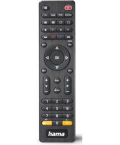 Hama 8-in-1 Universālā  IR Tālvadības pults Smart TV & Lietotņu pogas 10m diapazons Melns