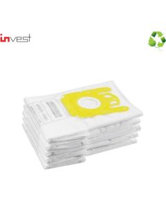 Invest Eko Sintētiskie putekļu sūcēju maisi KARCHER 2501 / 2601 plus / NT181 / WD2500M (4gab.) 6.904-329&KAR