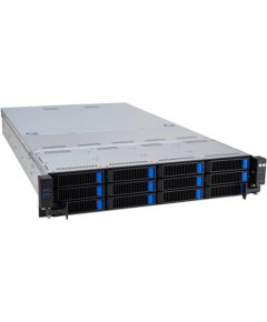 Platforma Asus Rack (2U) RS521A-E12-RS12U AMD Epyc 9005/9004 (12x NVMe/SATA HS, 2xM.2, 2x1Gbe, IPMI, 1+1 1600W)