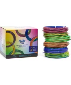 3Doodler FLOW-TRIFILLS 3D printing material Polylactic acid (PLA) Black, Blue, Copper, Gold, Green, Purple, Red 260 g