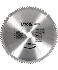 Griešanas disks kokam Yato YT-6078; 300x30 mm; Z96