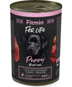 Fitmin  For Life karma mokra z wołowiną dla szczeniąt 400g