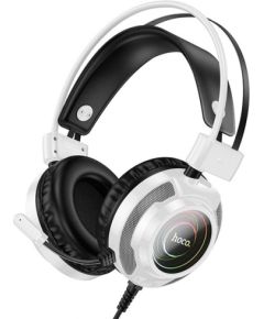 Hoco W110 Resource Gaming Headset Wired USB+ Jack 3.5 In-Ear White
