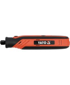 Taisnā slīpmašīna Yato YT-82763; 4 V; 1x1,5 Ah akum.