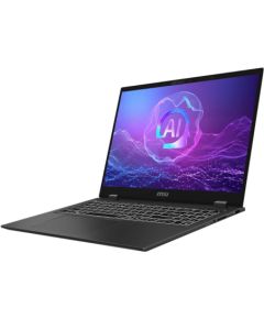 Notebook MSI Prestige 16 AI+ Evo B2VMG CPU  Core Ultra u7-258V 3700 MHz 16" 2560x1600 RAM 32GB LPDDR5x 8533 MHz SSD 1TB Intel Arc 140V 16GB ENG Card Reader SD (XC/HC) Windows 11 Pro Grey 1.5 kg PRE16AI+EVOB2VMG-021NL