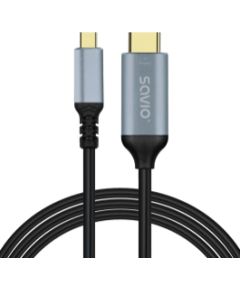 Kabelis SAVIO USB-C – HDMI 2.0B 3m