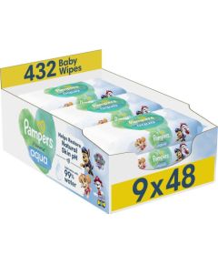 Pampers Chusteczki nawilżane Harmonie Aqua Paw Patrol 9x48 szt.