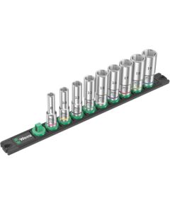 Uzgaļu komplekts Wera Socket Rail B Deep 1; 3/8''; 9 gab.
