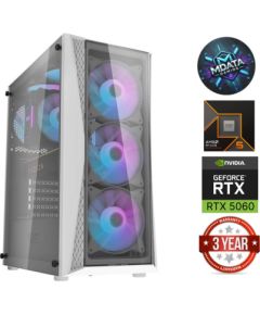 MDD Ryzen 5 9600X 16GB 512GB 1TB HDD SSD RTX 5060 Winodws 11 DK352 WHITE