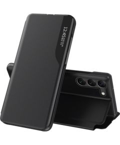 Hurtel   Eco Leather View Case for Samsung A05s with flap - black