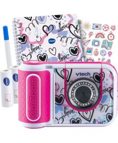 VTech KidiZoom Print Cam Scrapbook Bundle, digital camera pink