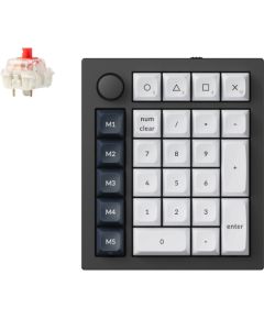 Keychron Q0 Max, numeric keypad black/white, Gateron Jupiter Red, hot-swap, aluminum frame, RGB