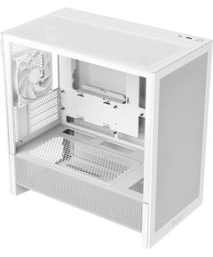 NZXT H3 Flow, tower case white (matte), tempered glass