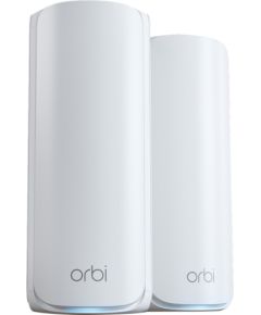 Netgear ORBI RBE772-100EUS WIFI 7 MESH additional satellite set of 2, mesh access point white, tri-band WiFi 7