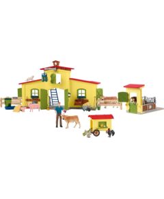 Schleich Farm World Farm with chicken coop and horse stable