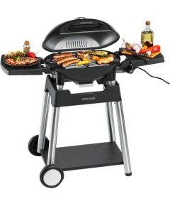 Rommelsbacher Barbecue electric grill BBQ 4100/S, with grill cart (black, 2,200 watts)