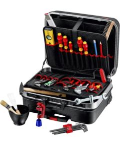 Knipex "BIG Basic Move" Plumbing Tool Case, 31-piece (black, with tool assortment for plumbers)