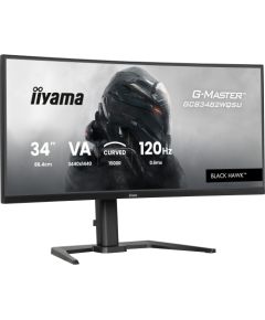 Iiyama G-Master GCB3482WQSU-B1 BLACK HAWK - 34 - black, WQHD, curved, VA, Free-Sync Premium, USB-C, 120Hz panel