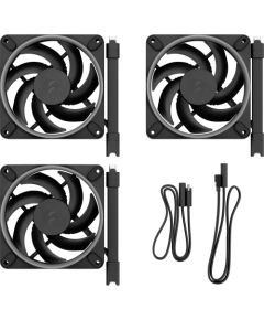 Fractal Design Fractal D. Momentum 12 RGB 3-pack Black (black, 120 mm)