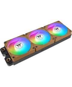 Thermaltake CT140 EX Reverse ARGB Sync PC Cooling Fan Gravel Sand (Brown, Pack of 3, 140 mm)