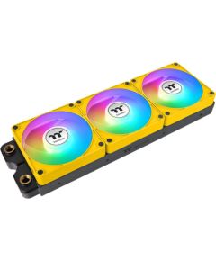 Thermaltake CT140 EX Reverse ARGB Sync PC Cooling Fan Bumblebee (Yellow, 3-Pack, 140mm)