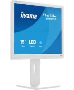 Iiyama ProLite B1980S-W1 - 19 - white (matte), SXGA, TN, HDMI, DP, ergonomic stand