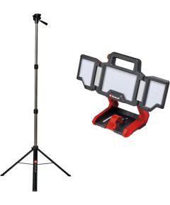 Einhell Cordless Lamp TP-CL 18/3000 Li Set - Solo (red, without battery and charger, including tripod)