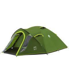 Coleman Darwin 4 Plus Blackout Dome Tent (dark green/light green, with tunnel porch, model 2025)