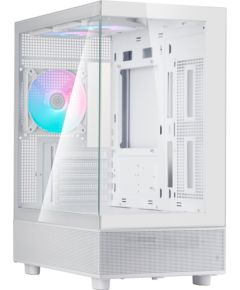 Silverstone Technology Lucid 04 (white, tempered glass x 2)