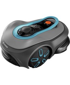 Gardena robotic lawnmower smart SILENO free 800m? set (grey/turquoise, Li-ion battery, with smart gateway, LONA technology)