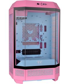 Thermaltake The Tower 300 Bubble Pink (pink, tempered glass)