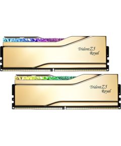 G.Skill DDR5 - 48GB - 6000 - CL - 28, single (gold, F5-6000J2836F24GX2-TR5NG, Trident Z5 Royal Neo, AMD EXPO)