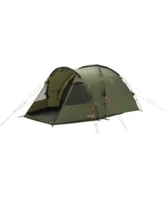 Easy Camp Kinn 4 (2025. gada modelis, olīvzaļš, ar tuneļa paplašinājumu)