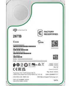 Seagate Exos 26 TB Refurbished, Hard Drive (SATA 6 Gb/s, 3.5")