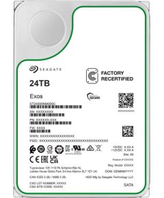 Seagate Exos 24 TB Refurbished, Hard Drive (SATA 6 Gb/s, 3.5")