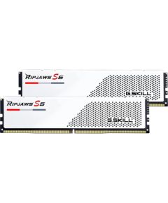 G.Skill DDR5 - 48GB - 6000 - CL - 30 (2x 24 GB) Dual Kit, memory (white, F5-6000J3036F24GX2-RS5W, Ripjaws S5, INTEL XMP)