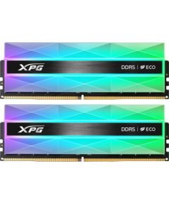 ADATA DDR5 - 32GB - 6400 - CL - 32 (2x 16 GB) dual kit, memory (silver, AX5U6400C3216G-DCLANRSG, Lancer Neon RGB, INTEL XMP, AMD EXPO)