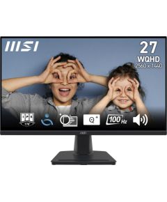 MSI PRO MP275QDE, LED monitor - 27 - black, WQHD, IPS, Adaptive-Sync, HDR, 100Hz panel