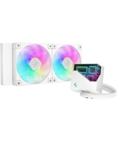 DeepCool LT240 WH ARGB, water cooling (white)