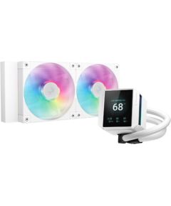 DeepCool MYSTIQUE 240 ARGB, water cooling (white)