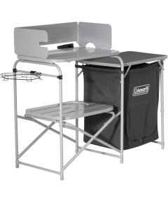 Coleman Camping Table Cooking Stand 2199743 (grey, with textile cabinet)