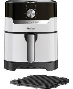 Tefal hot air fryer Easy Fry & Grill Classic (stainless steel/black, 1,550 watts, basket 4.2 liters)