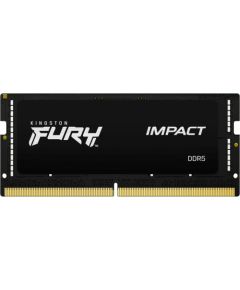 Kingston FURY DDR5 - 16GB - 6400 - CL - 38, Single RAM (black, KF564S38IB-16, Impact, INTEL XMP)